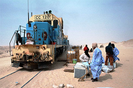 TRAIN de la SNIM Zouerat Nouadhibou