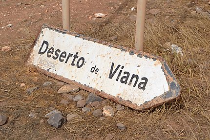 Panneau "Deserto de Viana"