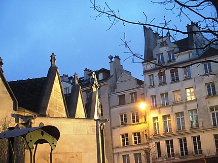 Paris la nuit (rue St Jacques)