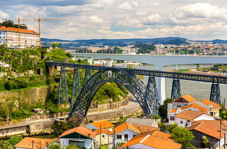 Le plus funambule - Le pont de la Reine Dona Maria Pia à Porto (Portugal)
