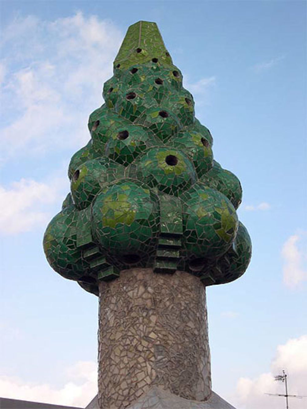 Palais Güell - Cheminée de conte de fée