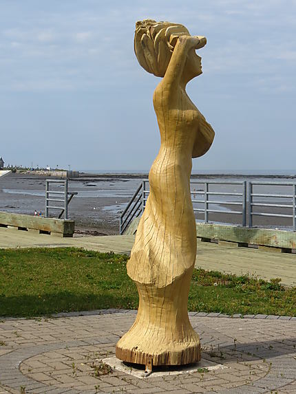 Sculpture à Ste-Luce-sur-Mer