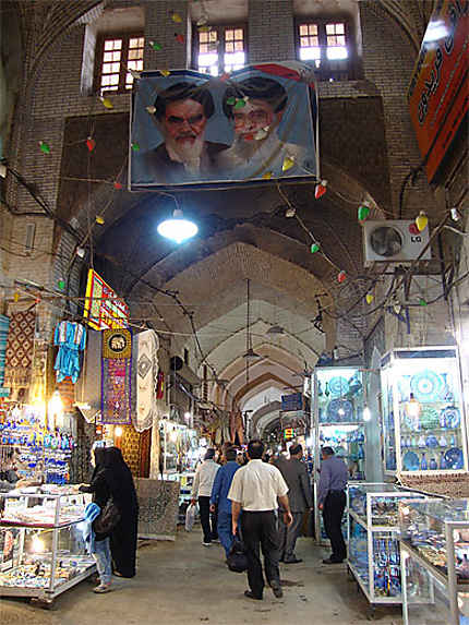 L'atmosphère du bazar d'Isfahan