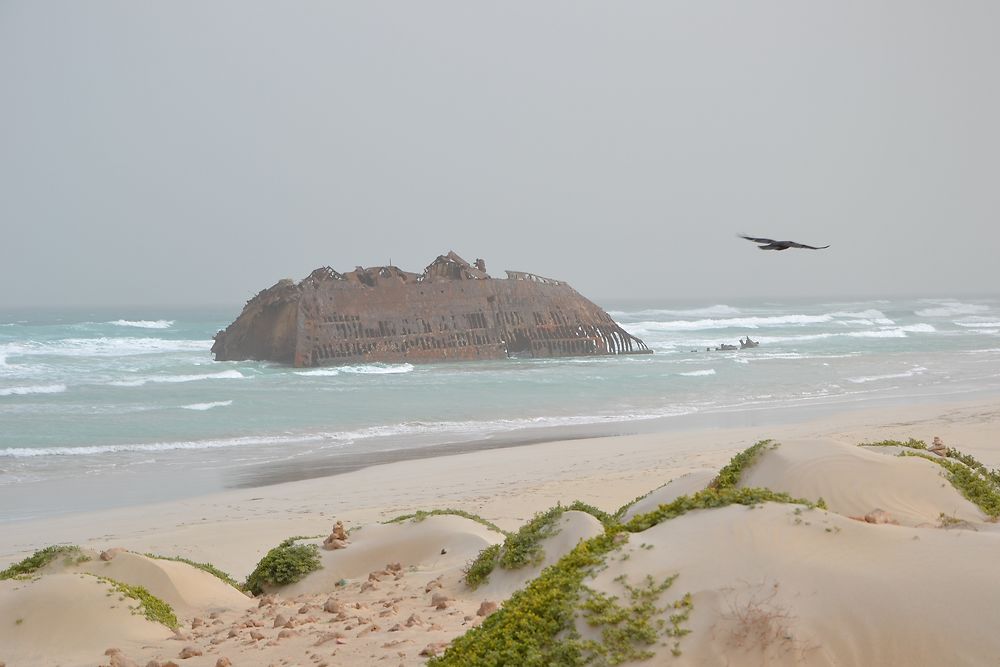 Epave du Cabo Santa Maria à Praia da Atalanta