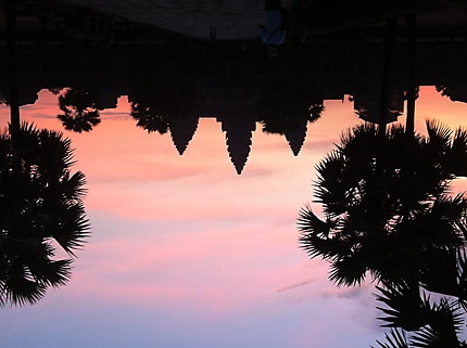 Lever de soleil, 5:45, Angkor Wat, Cambodge