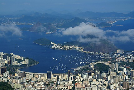 La baie de Rio depuis le Corcovado