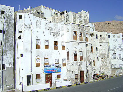 Maisons blanches de Mukalla