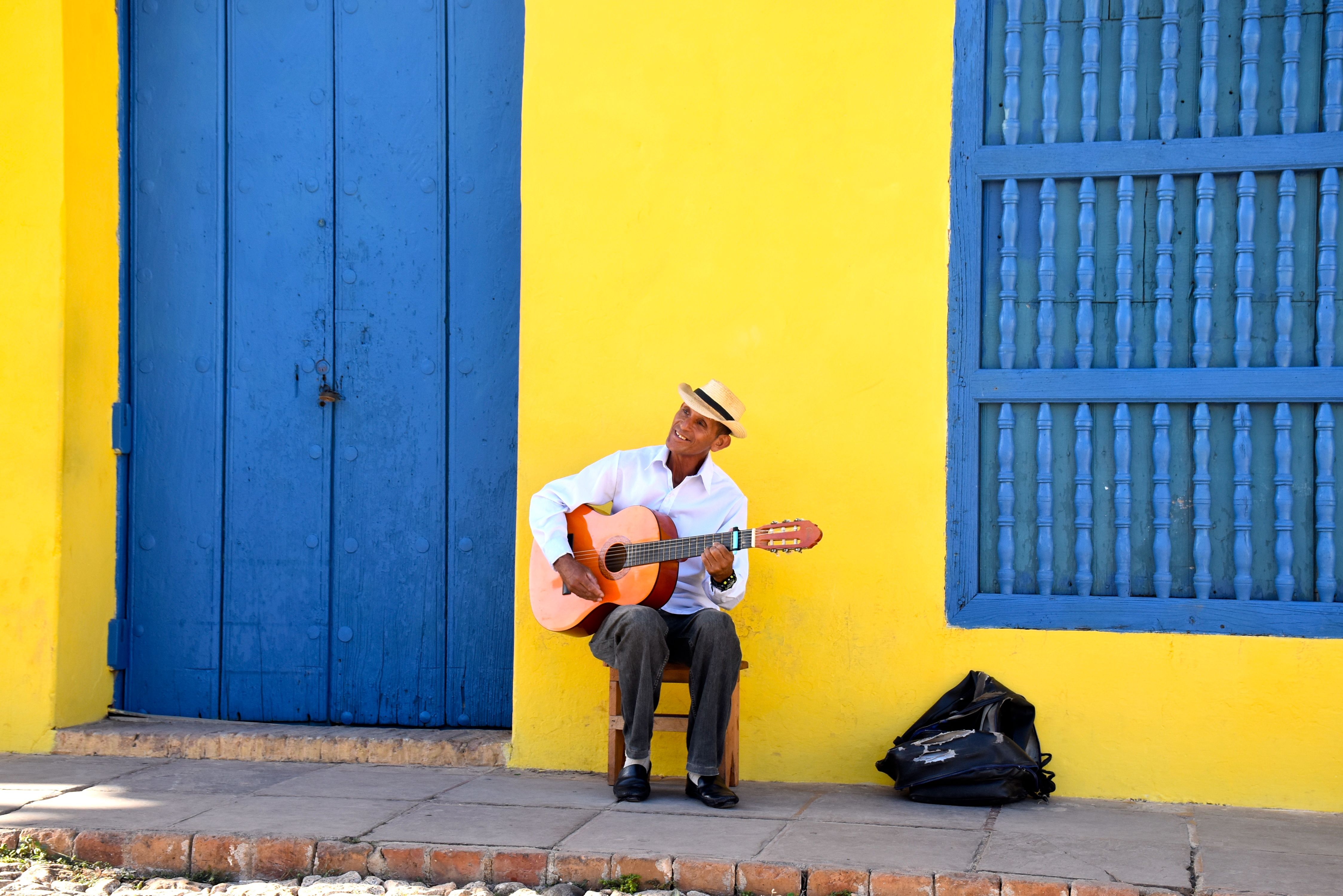 Guitariste à Trinidad