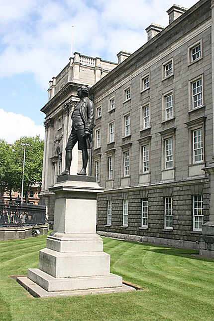 La statue d'Edmund Burke