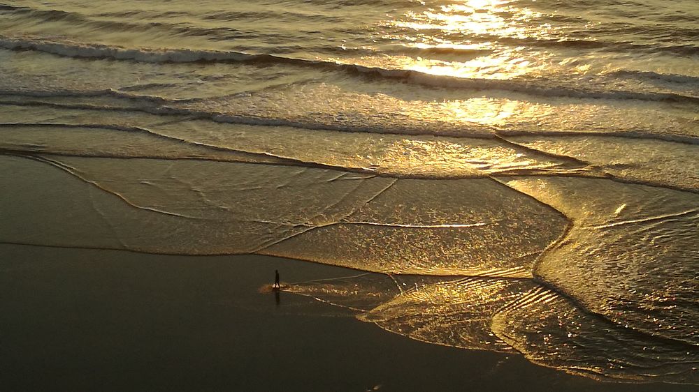 Sur la plage d'Ofir