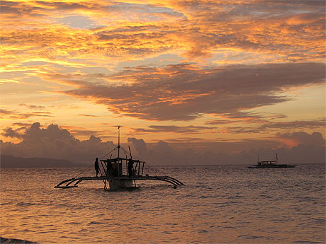 Lever du jour sur l'île de Panglao Lever du jour sur l'île de Panglao