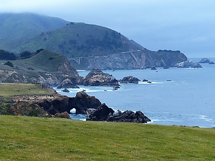 Image de la côte le long de la Highway 1