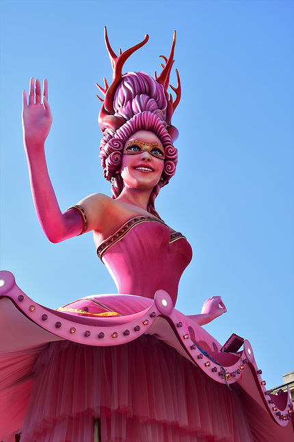La reine du carnaval de Nice