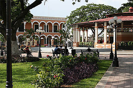 Le zòcalo de la vieille ville de Campeche