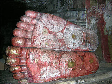 Les pieds de Bouddha