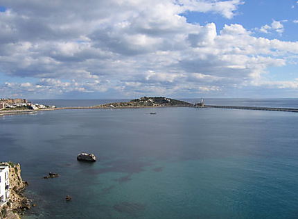L'entrée du port d'Ibiza