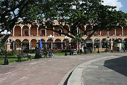 Le zòcalo de la vieille ville de Campeche
