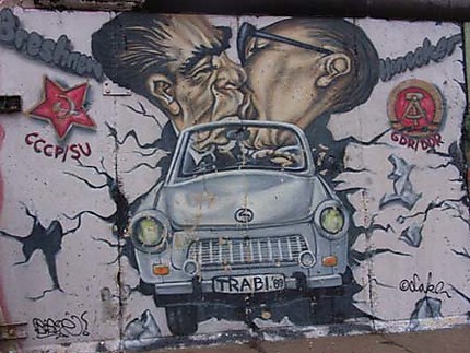 Vestiges du mur de Berlin