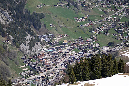 La Clusaz vu d'en haut La Clusaz vu d'en haut