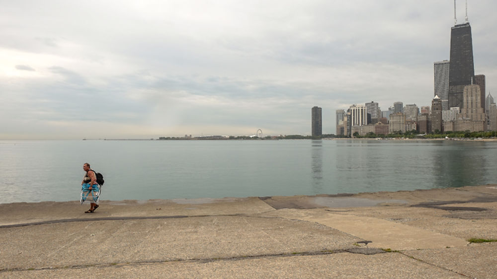 Fin de baignade à Navy Pier