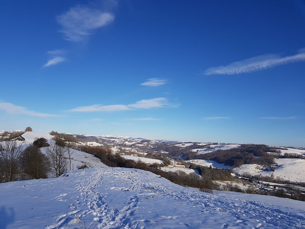 Neige au Puy Courny