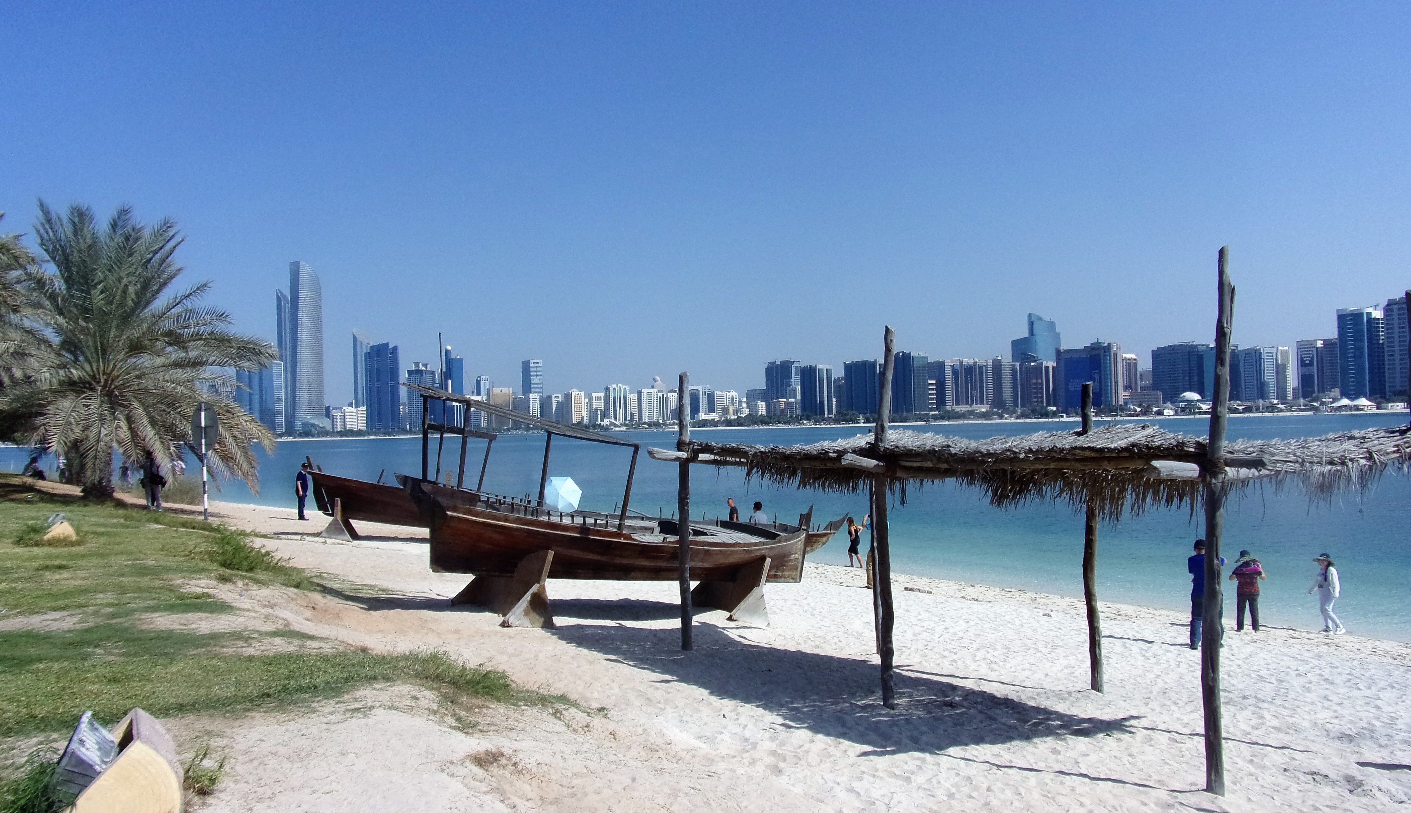 La plage à ABU DHABI La plage à ABU DHABI