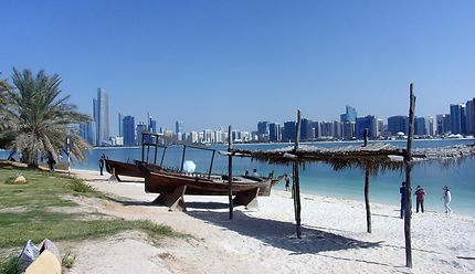 La plage à ABU DHABI