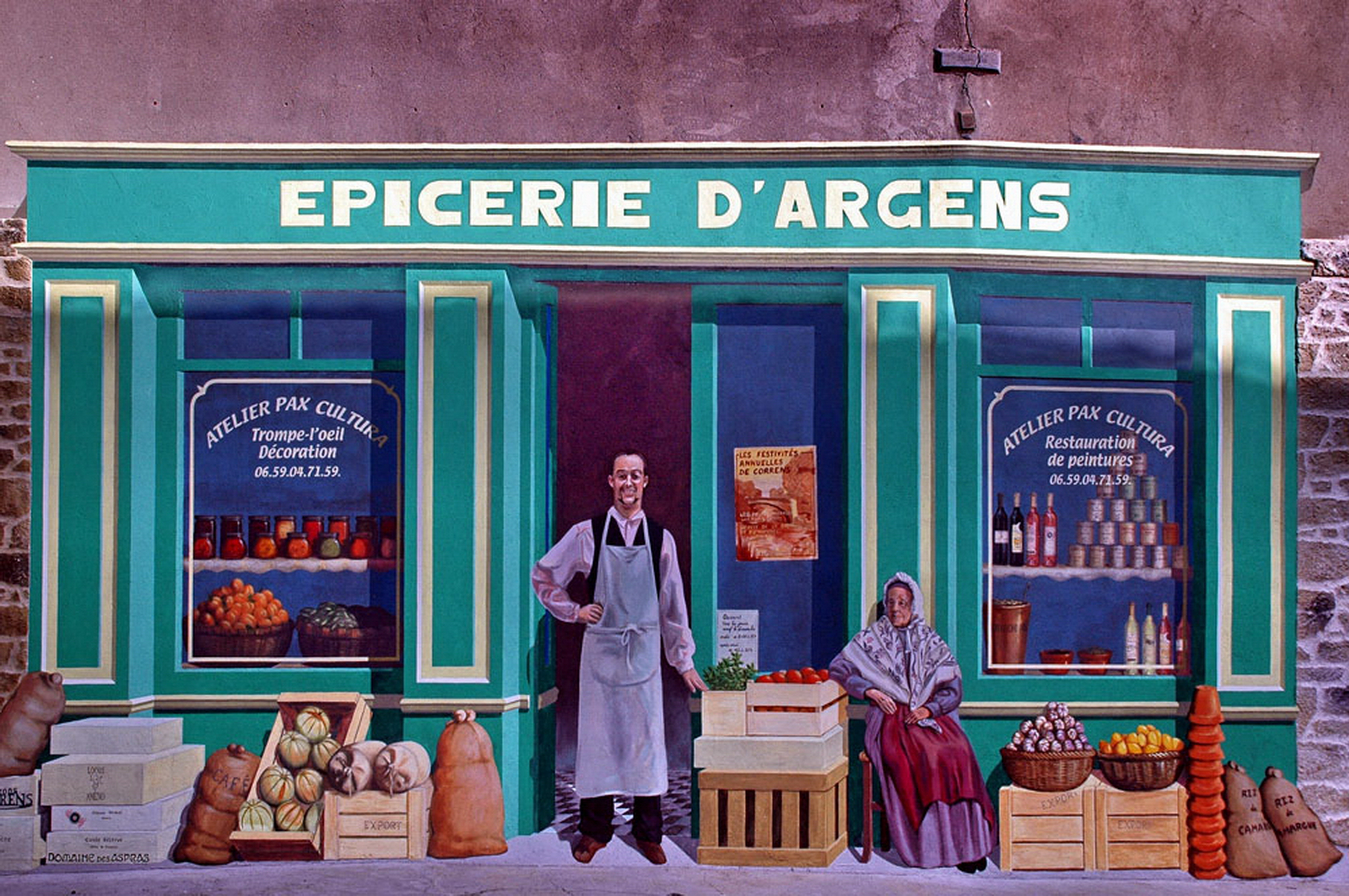 Magasin en trompe-l'oeil Magasin en trompe-l'oeil
