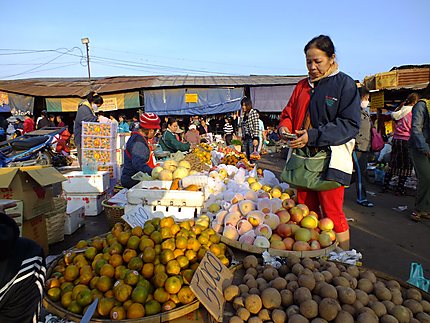 Le marché de Vientiane