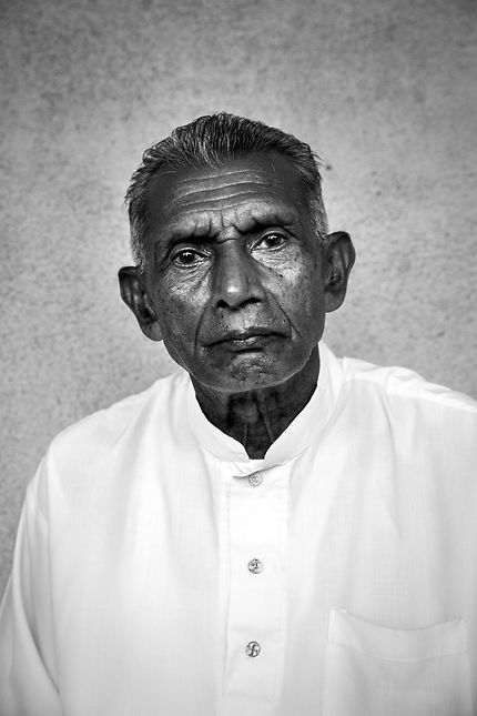 Portrait d'homme à Ella, Sri Lanka
