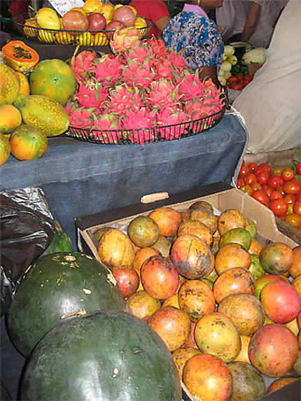 Fruits sur le marché de Flacq