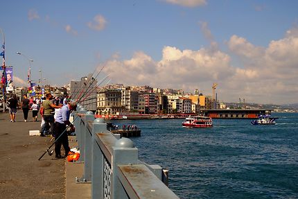 Pont de Galata à Istanbul
