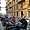 Rangée de scooters à Gênes