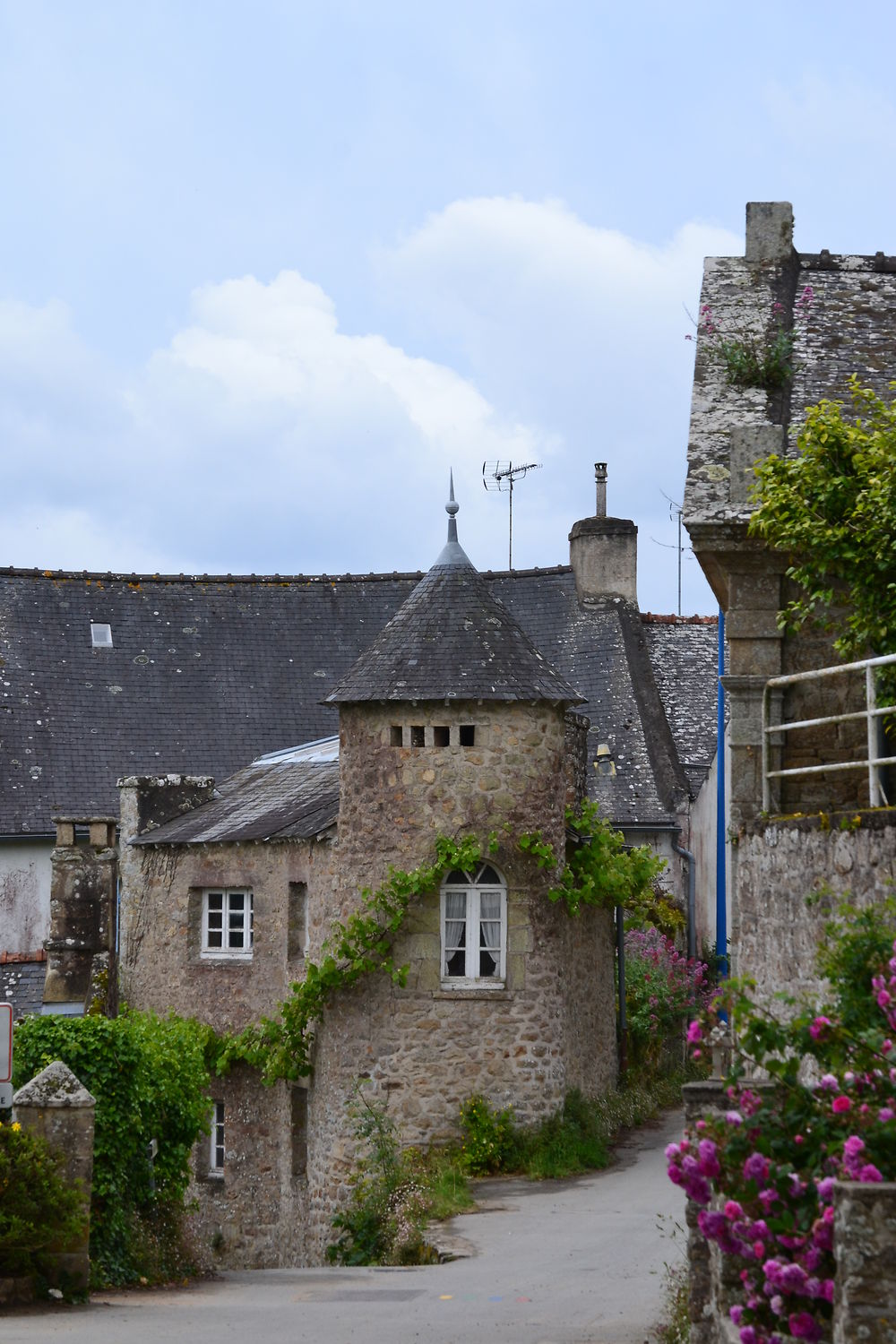 La rue de l'église de l’île aux Moines