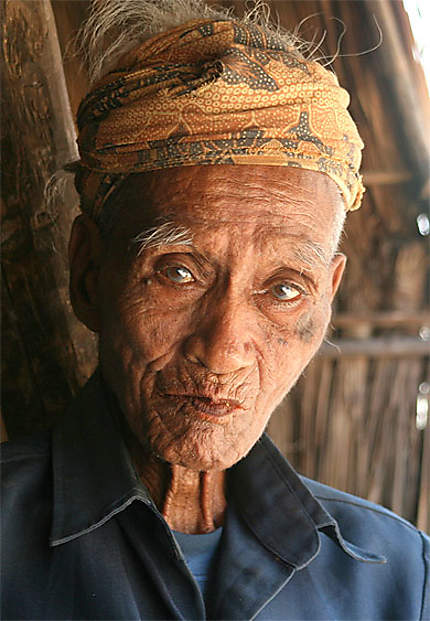 Un chef de village de SUMBA