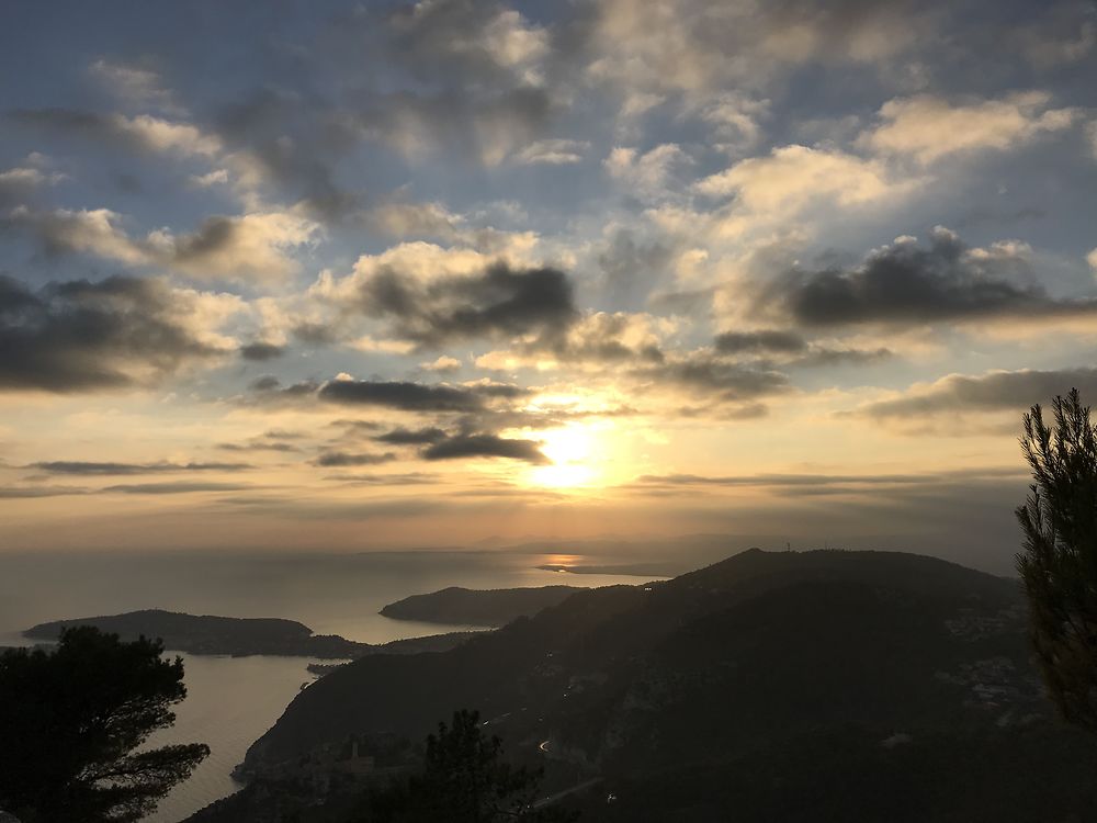 Les couchers de soleil azuréens 