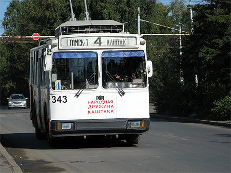 Tramway à Tomsk