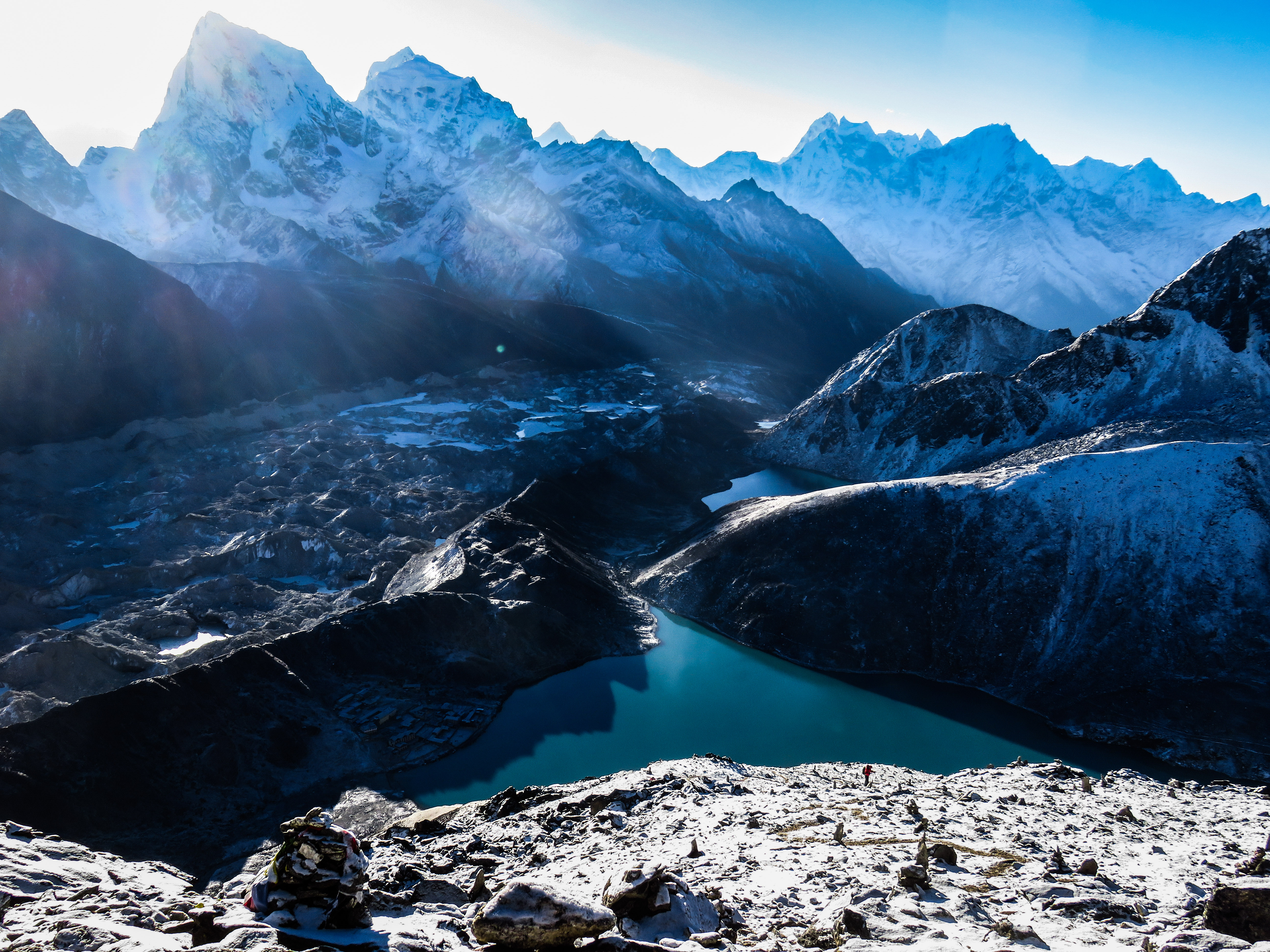 Lacs Gokyo au petit matin Lacs Gokyo au petit matin
