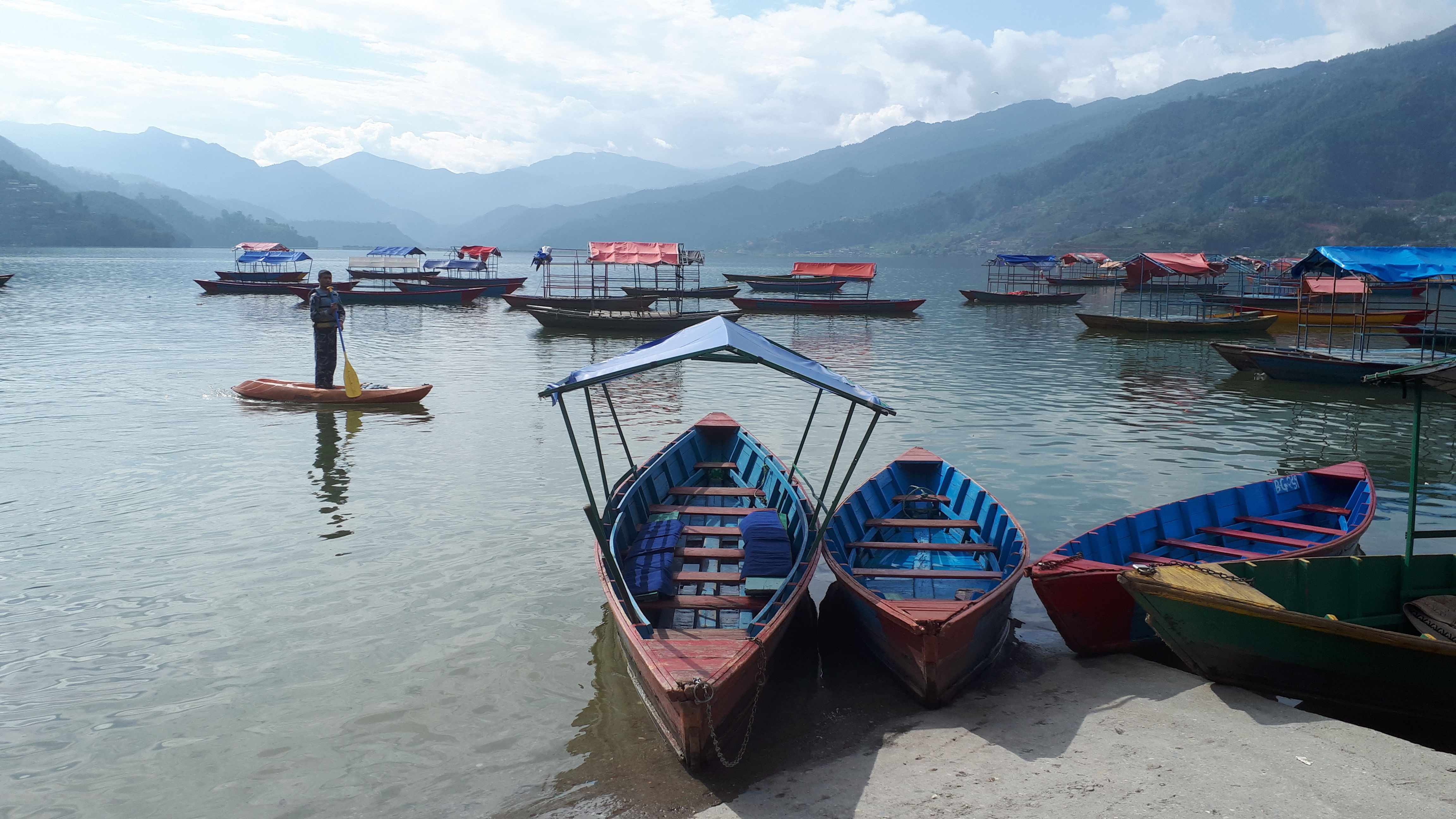 Lac de Pokhara 