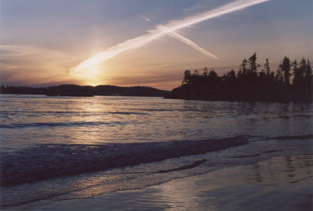 Coucher de soleil à Tofino Coucher de soleil à Tofino