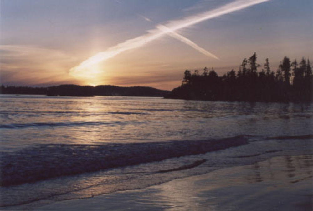 Coucher de soleil à Tofino