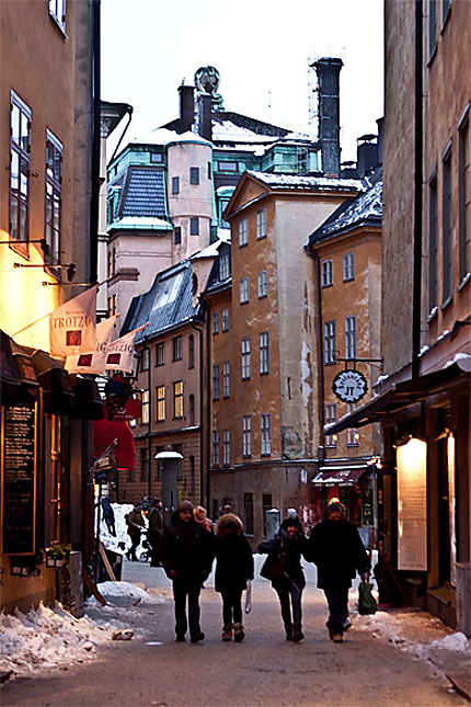 Stockholm, vue dans la vieille ville