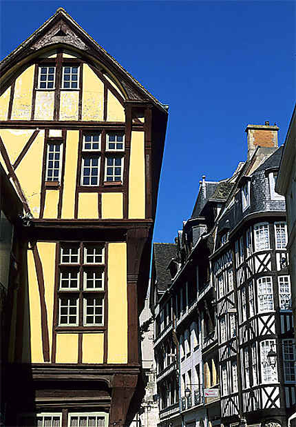 Façades, rue St-Romain, Rouen