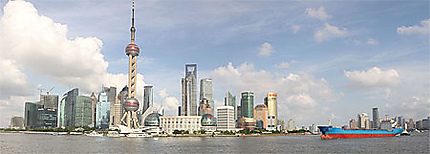 Vue panoramique du Pudong