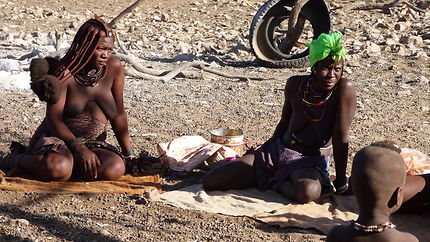 Camp communautaire en Pays Himba