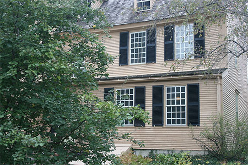 Maison coloniale dans le Strawbery Banke Museum