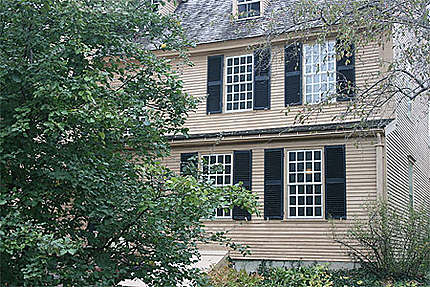 Maison coloniale dans le Strawbery Banke Museum