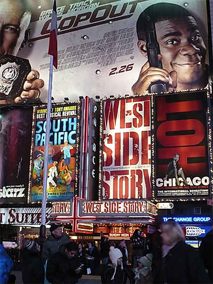 Affiches à Times Square