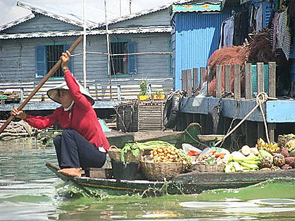 Village flottant de Kompong Luong