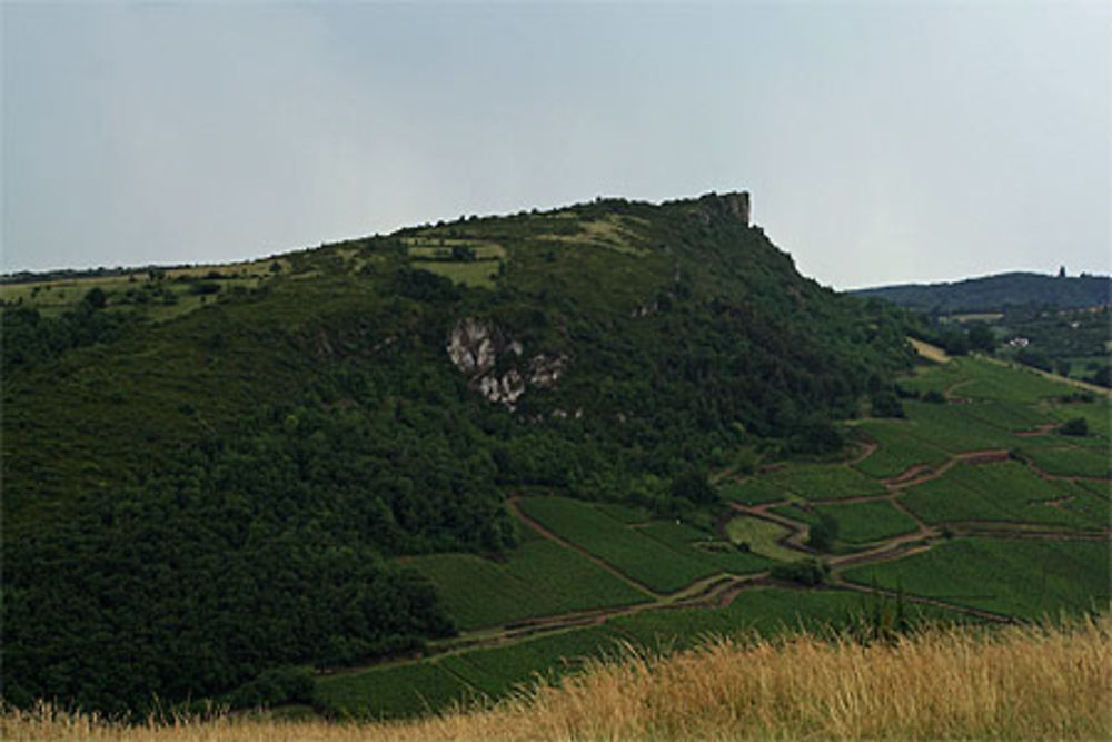 La Roche de Solutré après l'orage